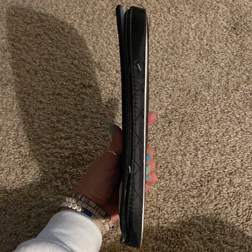 Travel makeup brush bag